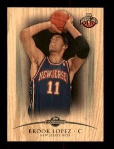 2008 Topps Hardwood Brook Lopez NBA Rookie Card Serial #d 299