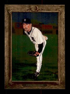 2007 Topps Turkey Red - Justin Verlander #169 Gold Parallel Refractor Serial #d 999