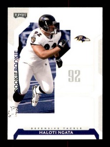 2006 Playoff NFL Playoffs - Rookie Haloti Ngata #89 (RC) Rookie Card