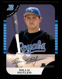 2005 1st Bowman Rookie Card Billy Butler