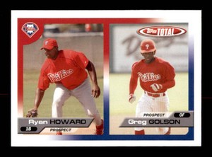 2005 Topps Total Ryan Howard Rookie Card