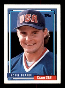 1992 Topps Jason Giambi Rookie Card Team USA