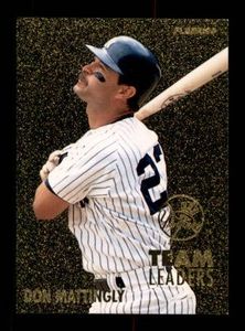 1993 Fleer Team Leaders Don Mattingly Insert Card