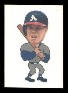 2004 Topps Bazooka Andruw Jones Tattoo Card