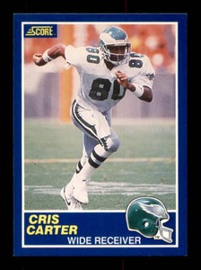 1989 Score - Cris Carter #72 (RC) Rookie Card
