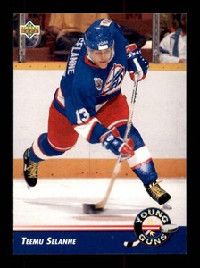 1992-93 Upper Deck - Young Guns Teemu Selanne #574 Rookie Card