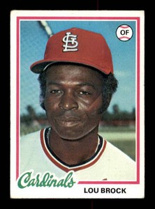 1978 Topps - Lou Brock #170 Vintage Baseball Card