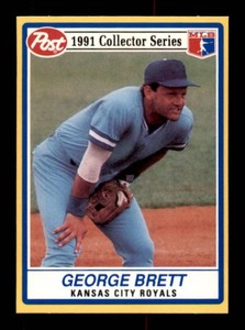 1991 Post Cereal Collector Series Card George Brett