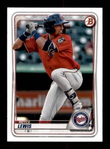 2020 Bowman Royce Lewis Rookie Card Minnesota Twins