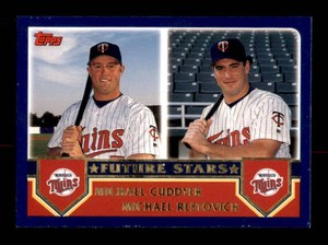 2002 Topps Michael Cuddyer Rookie Card Minnesota Twins
