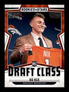 2024 Panini Rookies & Stars - Draft Class Bo Nix Rookie Card