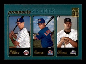 2001 Topps 50th Anniversary Edition Michael Cuddyer Prospecs Rookie Card