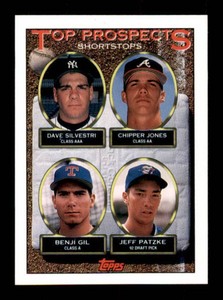 1993 Topps Chipper Jones Top Prospects Rookie Card