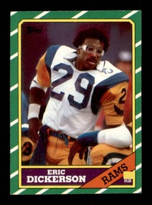 1986 Topps - #78 Eric Dickerson Vintage Football Card