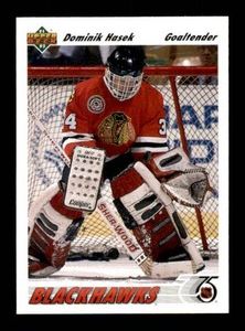 1991-92 Upper Deck - Dominik Hasek #335 Rookie Card