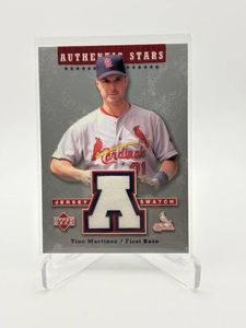 2004 Upper Deck - Authentic Stars Jerseys Tino Martinez #AS-TM (MEM) Jersey Card