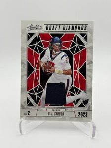 2024 Panini Absolute - Draft Diamonds Jersey C.J. Stroud #DDJ-CSD (MEM) Jersey Card