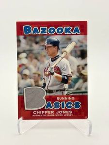 2006 Topps Bazooka Chipper Jones Jersey Card