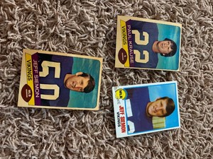 Minnesota Vikings Three Card Vintage Lot