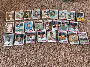 1974 Topps Vintage Baseball Card Lot, Mostly Poor Condition