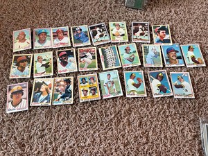1978 Topps Vintage Baseball Card Lot, Mostly Poor Condition