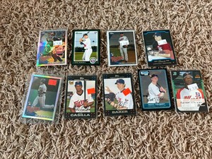 Minnesota twins Rookie Card Lot, Mix of Players