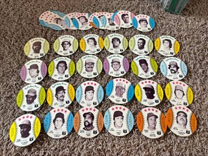 Vintage Major League Baseball Disc Cards, Mix of Players