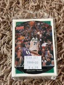 1999-2000 Victory Minnesota Timberwolves Team Set, Includes Early Career Kevin Garnett Card