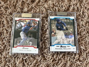 Two Topps Special Edition Cards Sealed From the Factory, Both Numbered to 245