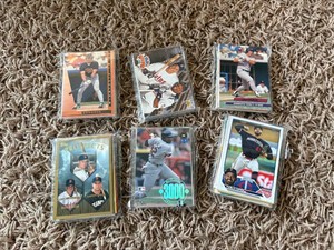 Minnesota Twins Fun Packs Six Packs of Cards Including Star Players and Everyday Twins Players From Different Eras of the Team