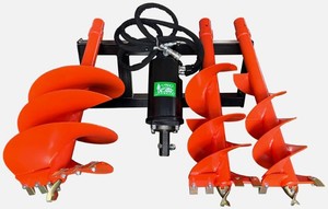 2026 Ray Tree Skid Mount Auger with 3 Size Augers