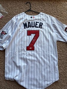 Joe Mauer Autographed Minnesota Twins Jersey, Authenticated by PSA/DNA Comes With Authentication Sticker and Certificate and Original Tags, Never Worn