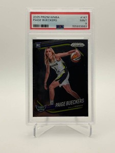 2025 Panini Prizm WNBA Paige Bueckers  Rookie Card PSA Grade 9 Mint, Minnesota Legend and Star WNBA