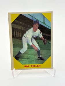 1960 Fleer Bob Feller Vintage Baseball Card Hall of Famer