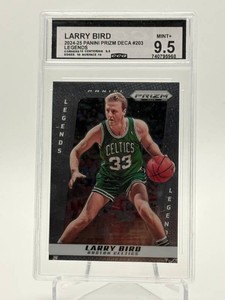 2024-25 Panini Prizm Deca Legends Larry Bird CCG Grade 9.5 Mint Condition Boston Celtics