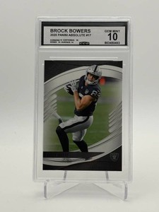 2025 Panini Absolute Brock Bowers CCG Graded Perfect 10 Gem Mint