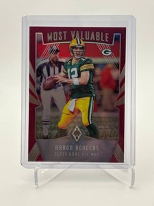 2018 Panini Phoenix Aaron Rodgers Parallel Card Serial #d 008199 Green Bay Packers