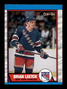 1989-90 O-Pee-Chee - Brian Leetch #136 (RC) Rookie Card