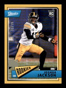 2018 Panini Classics - Rookies Joshua Jackson #231 Timeless Tributes Gold 99 (RC)