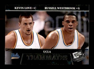 2008 Press Pass Teammates Rookie Card Kevin Love and Russell Westbrook