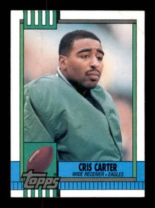 1990 Topps - Cris Carter #92 2nd Year Card Minnesota Vikings Legend