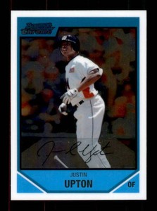 2007 1st Bowman Chrome Justin Upton Rookie Card