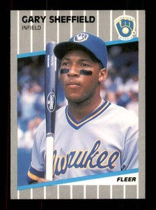 1989 Fleer - Gary Sheffield #196 (RC) Rookie Card