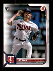 2022 Bowman Joe Ryan Rookie Card Minnesota Twins