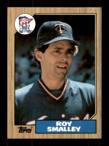 1987 Topps Tiffany Rare Glossy Version Roy Smalley Minnesota Twins