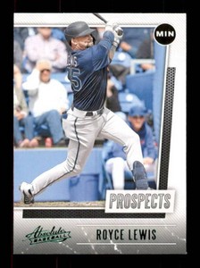 2021 Panini Absolute - Prospects Royce Lewis #P-5 Green (RC) Rookie Card