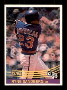 1984 Donruss - Ryne Sandberg #311 2nd Year Card