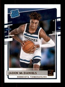 2020-21 Jaden McDaniels Panini Donruss Rookie Card Minnesota Timberwolves