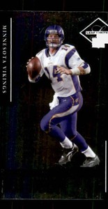 2006 Donruss Playoff Brad Johnson Vikings Card Serial #d 267799