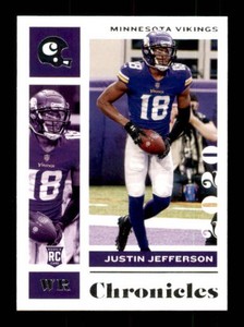 2020 Panini Chronicles Justin jefferson Rookie Card Minnesota Vikings